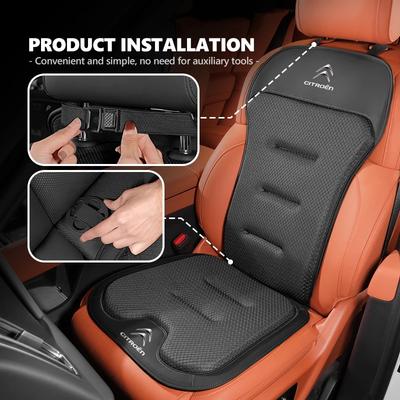 Car Seat Cushion Increase Height Fatigue Relief Anti-slip Pad For C4 C3 C5 C1 C2 C6 VTS C4L DS3 DS4 DS5 Grand Berlingo