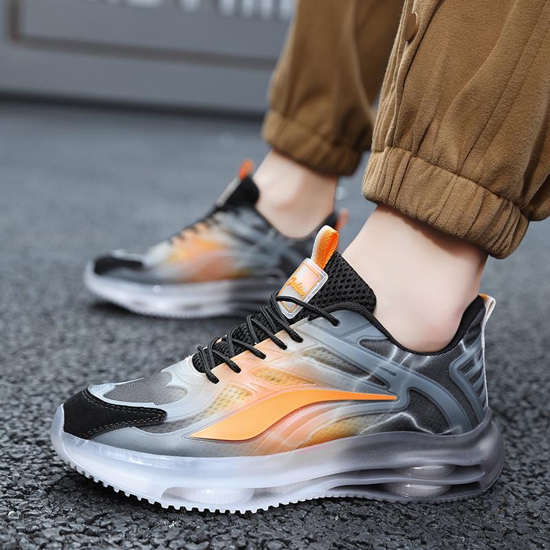 

Мужские баскетбольные кроссовки для увеличения роста в уличном стиле с толстой подошвой, большого размера для студентов EU: 47 оранжевый