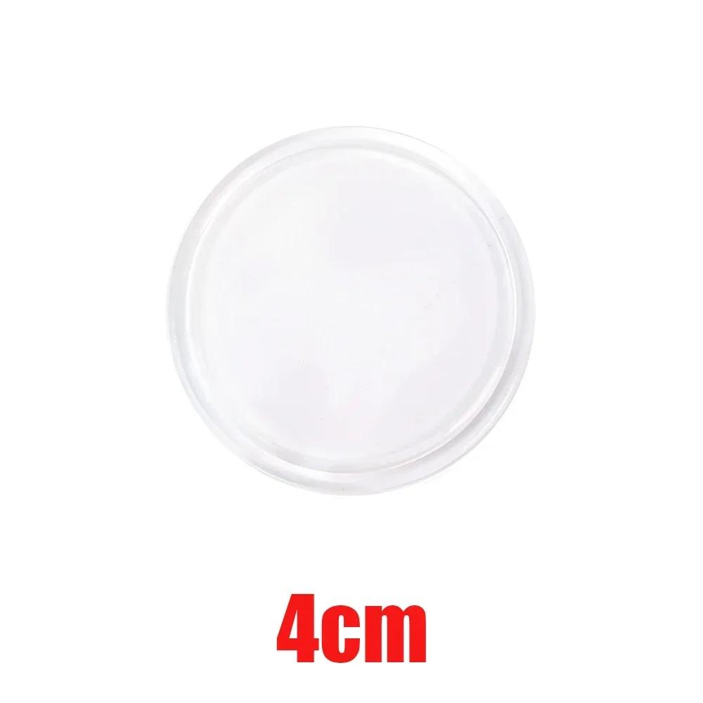 Car Anti Slip Pad 7/6/5/4cm Circular Magic PU Pad Universal Center Console Dashboard Phone Ornament Strongly Stick Anti-slip Mat