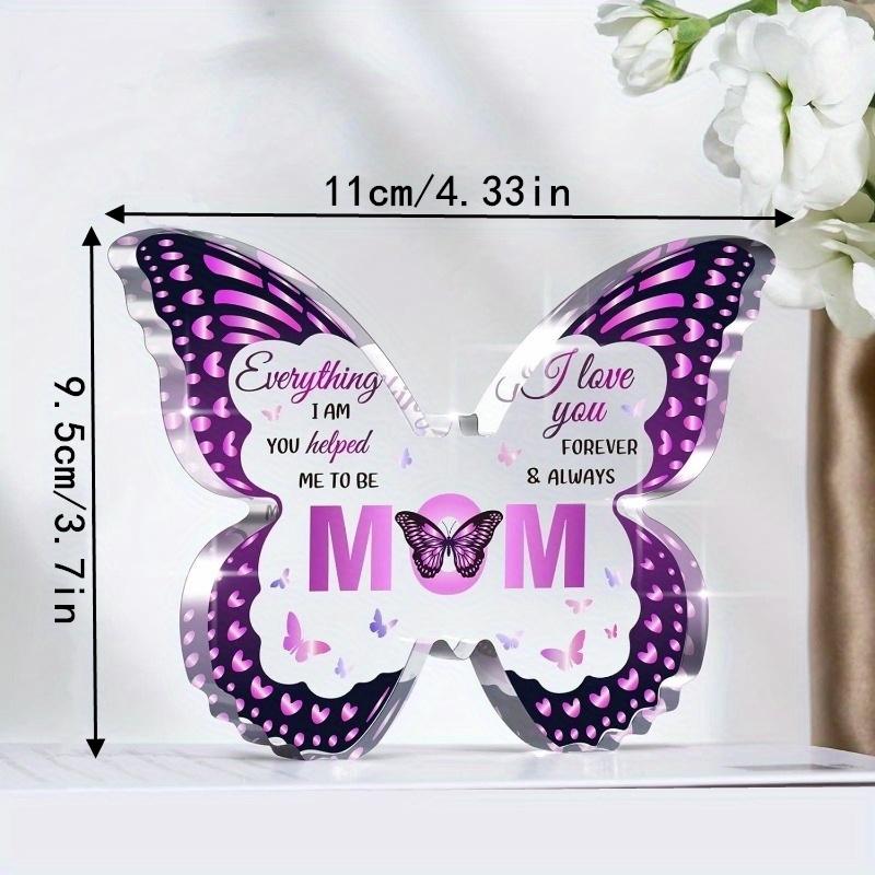 LUNEKKH Butterfly Keepsake - Unique Floral Gift for Mom from Daughter/Son
