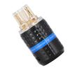 Monosaudio Power Plug Pure Copper 24K GoldPlated Audio Connector Power Plug 100250V(F103G (Female) )