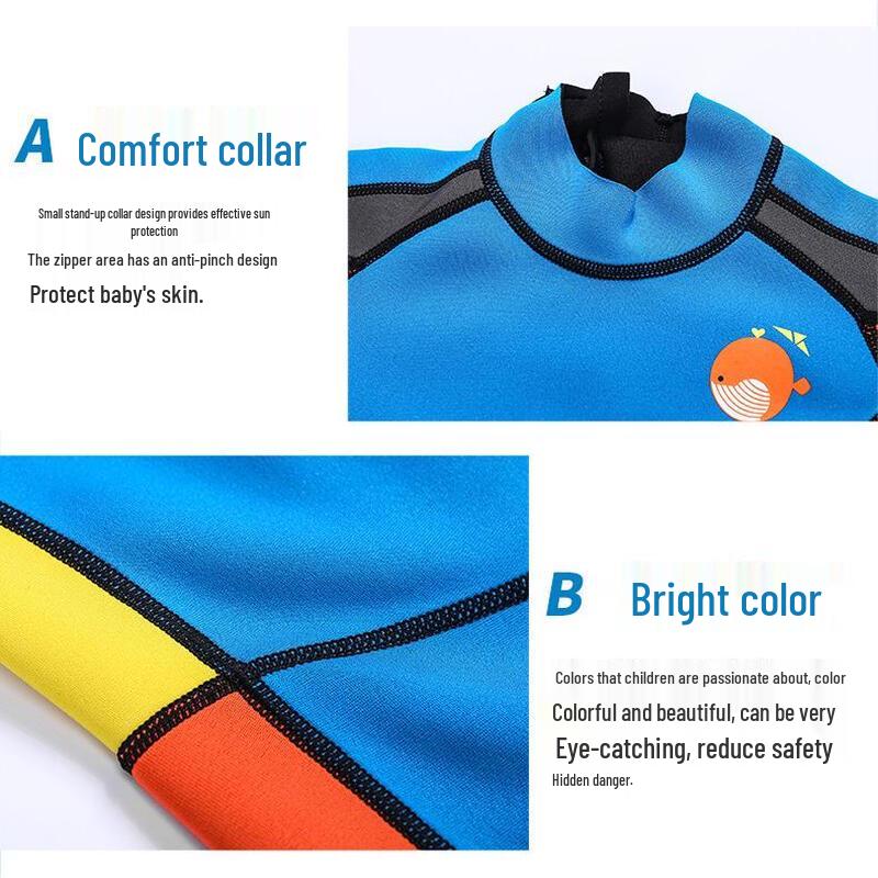 SBART Kids 2mm Thermal Long Sleeve One-Piece Wetsuit 1180