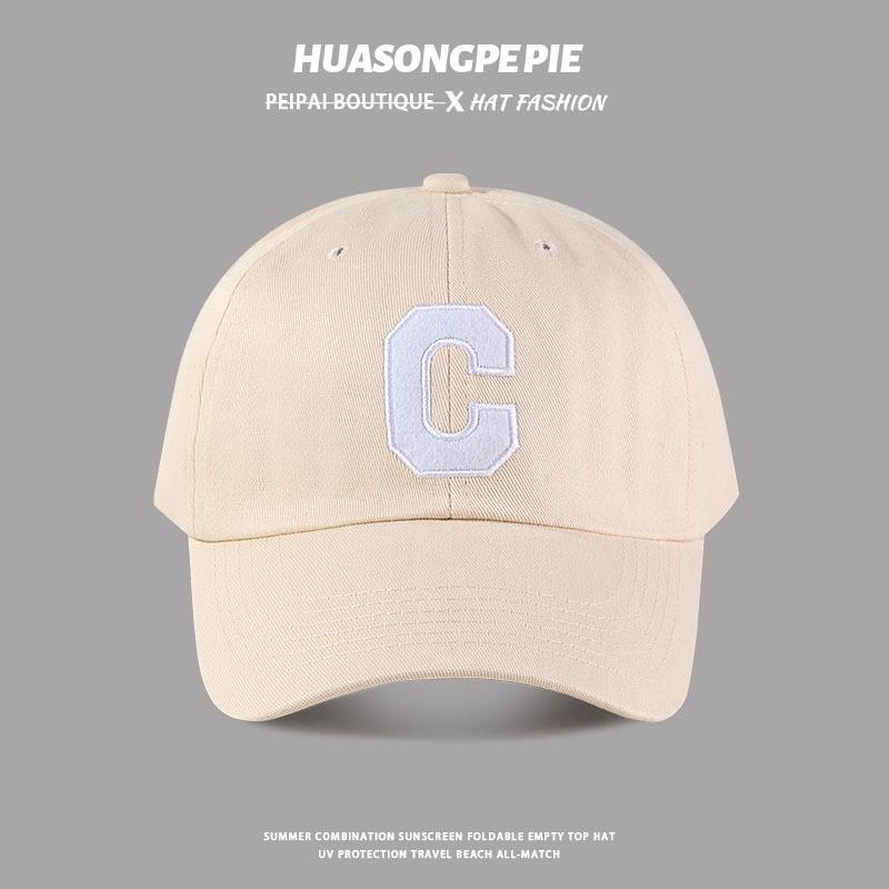 

Baseball cap, summer simple letters, wide brim, sunscreen, versatile travel, couples, campus hats adjustable