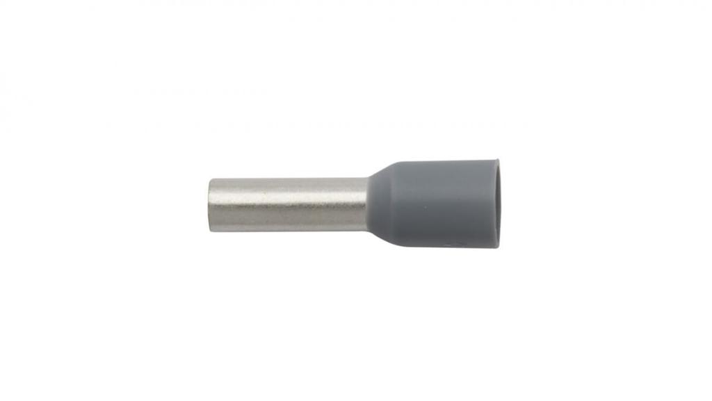 Końcówka Tulejkowa Izolowana Ti 4Mm2/10Mm Szara Cynowana Ti4L10 /100Szt./