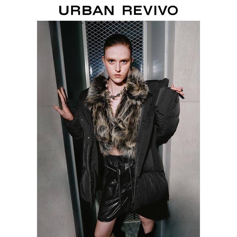 

UR 2025 Winter Women s Quilted Loose Fit Down Jacket S