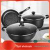 Chef's Non-stick Wok and Frying Pan Set