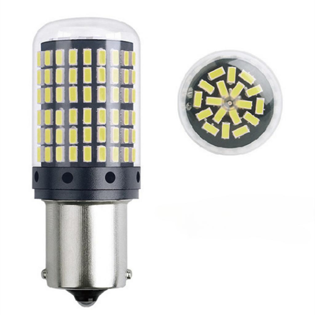 1pcs Car LED Turn Signal 1157 3014 144smd Bulb, Anti-flash Canbus1156 Brake Light