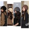 Autumn and Winter Pullover Cold Hat Showing Face Small Versatile Pile Hat Women's Fashion Bag Head Knitted Hat Postpartum Confinement Hat