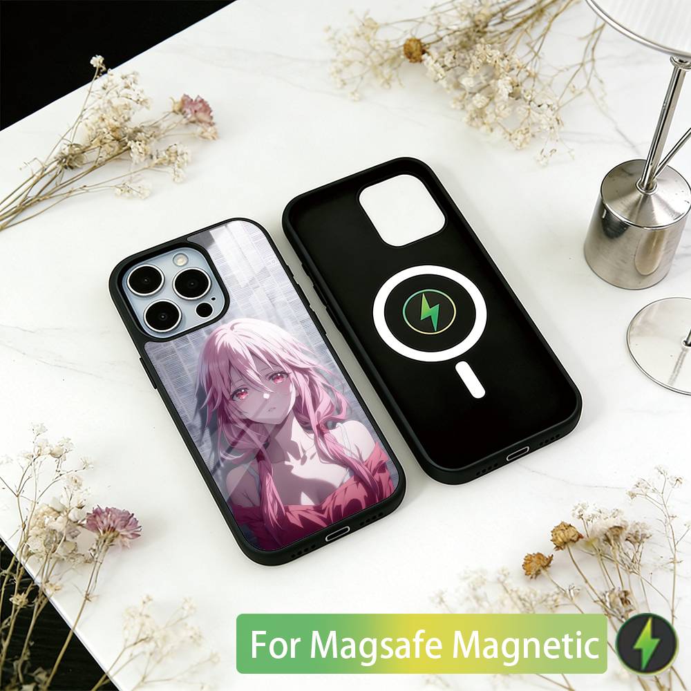 Guilty Crown Phone Case For iPhone17,16,15,14,13,12,11 Plus,Pro Magnetic For Magsafe Wireless Charging iPhone15Plus