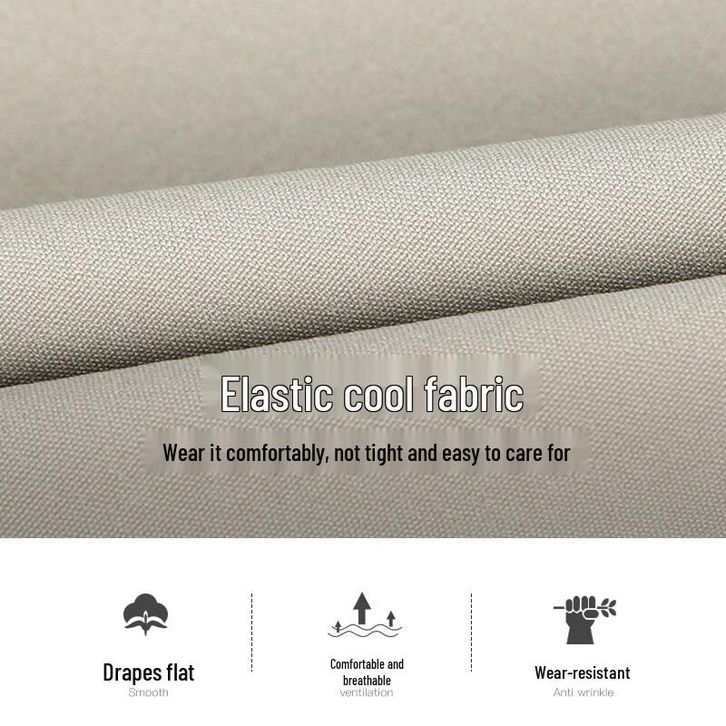 Men's Casual Straight-Leg Trousers