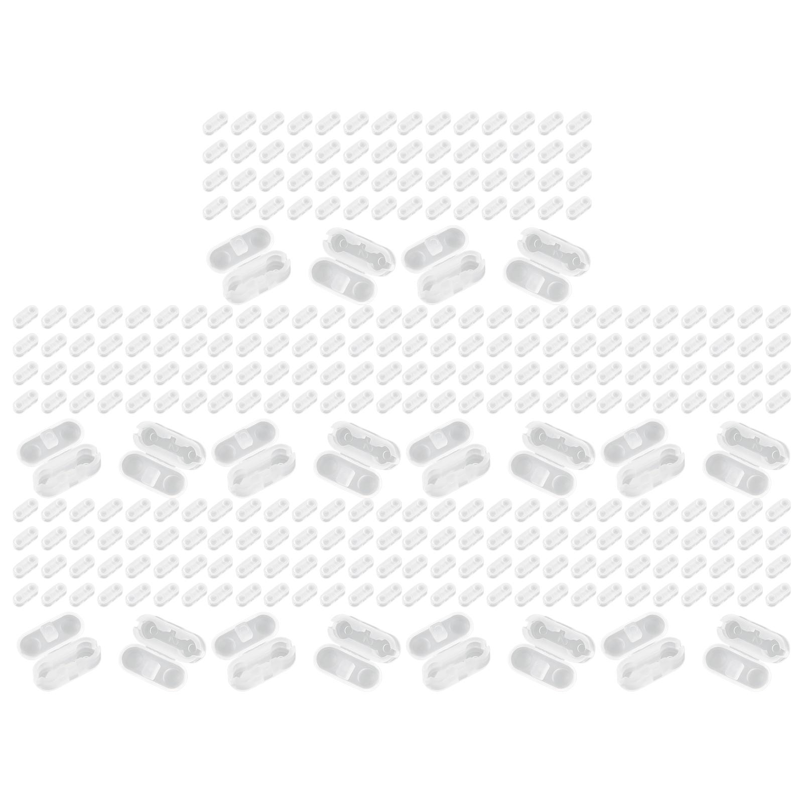 

30/300 шт. прозрачные вертикальные цепные ограничители для штор, обжимные пряжки для жалюзи, аксессуары для жалюзи A10