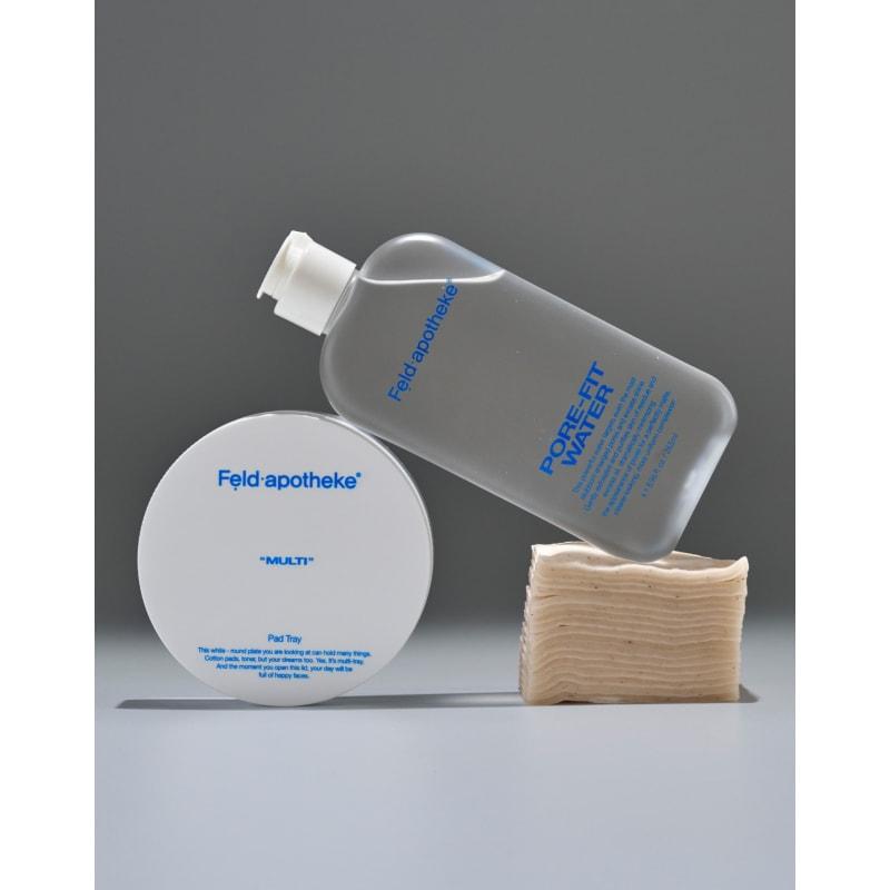 Pore-Fit Water + Cotton Pad + Pad Tray