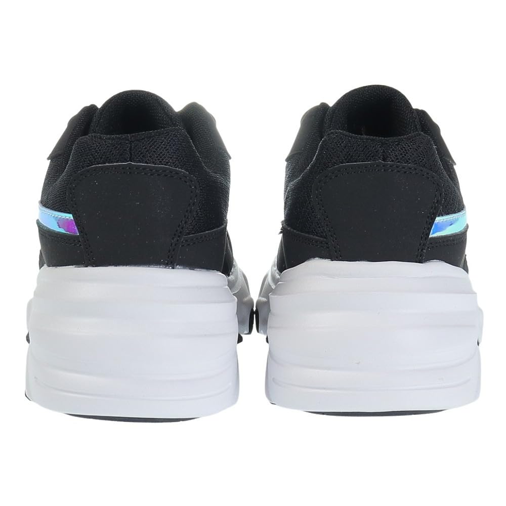 Moonstar NM J084 Size 2E Girls' Sneakers, Black, 21.5 cm,