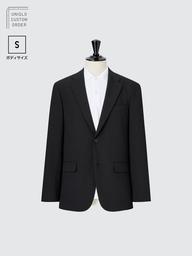 Uniqlo Japan ImpreSSive Jacket 2way Stretch Wool Like S Size Length 66 70cm Sleeve Length 54 60cm Can Be Set Up
