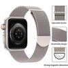 Pasek magnetyczny do zegarka Apple 9 8 7 41mm 45mm Ultra/2 49mm męski damski metalowy oddychający pasek do iWatch 6543SE 44mm 40mm 42mm