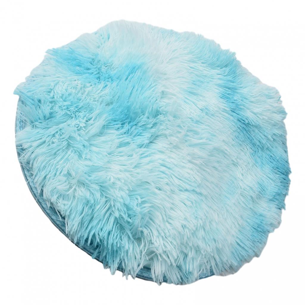 Tie-Dye Circle Round Shaggy Rug Living Room Pad Carpet Floor Mat Non-Skid
