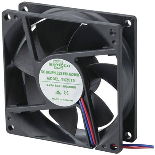 Sirocco Sirocco Wire Ball Bearing Fan (12VDC)