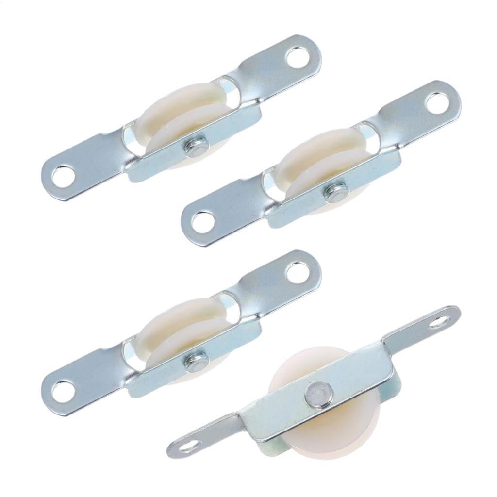 4Pcs Parasol Accessories Parasols Garden Cord Pulley Component Patio Canopy Sunshade Wheel Steel Spare Parts Twine Umbrella