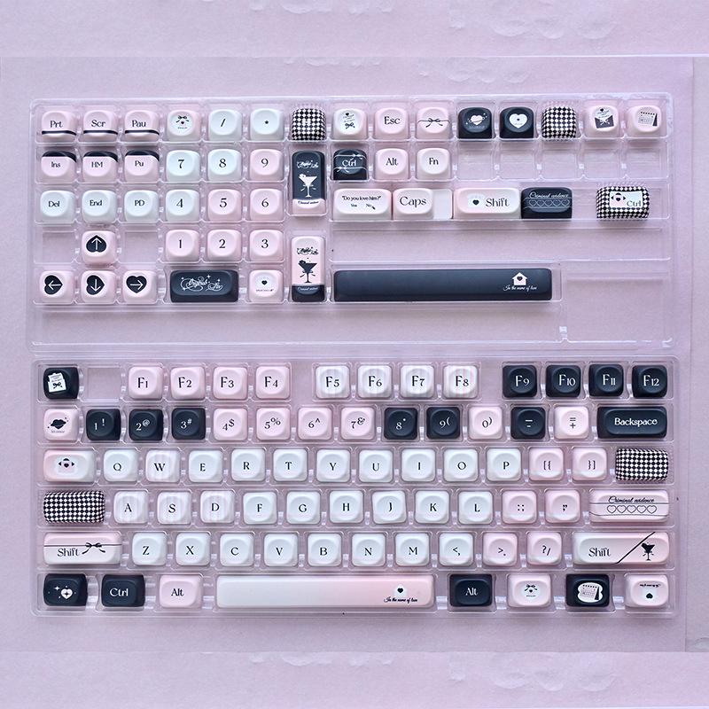 

Original Sin Black Fan Custom PBT Dye-Sublimation Keycaps for Mechanical Keyboards