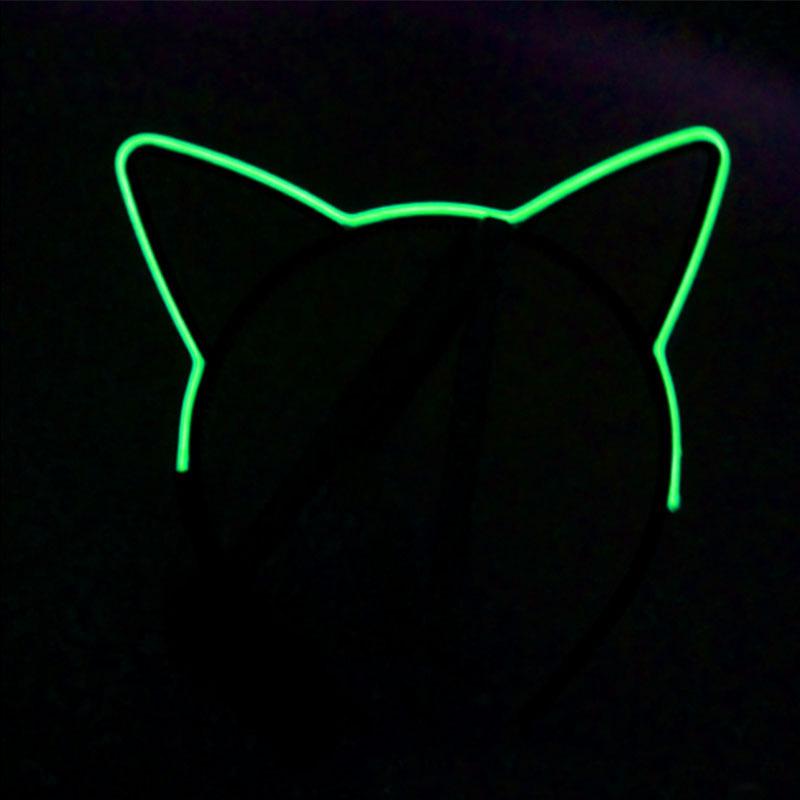 Illuminated Cat Ear Headband for Parties and Events