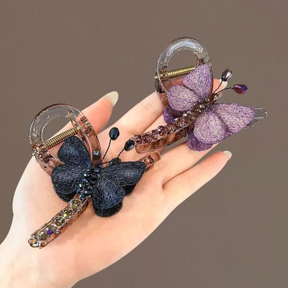 Exquisite Chinese Style Hair Clip Embroidered Headwear Graceful Retro Headdress  Daily Wear