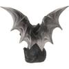 Three Headed Black Cat Pacific Giftware Resin Figurine with Wings, Indoor/Outdoor Decor for New HomeOwners, Newly Weds, and Neighbors