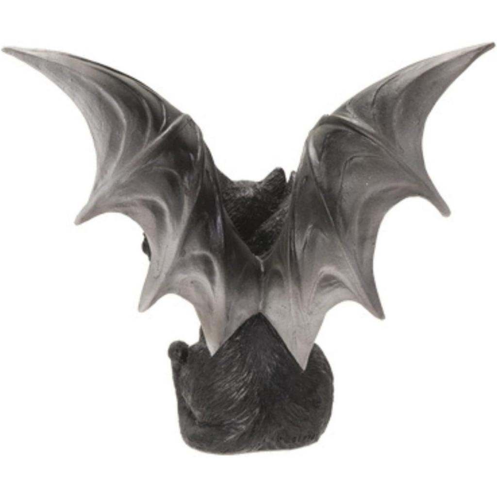 Three Headed Black Cat Pacific Giftware Resin Figurine with Wings, Indoor/Outdoor Decor for New HomeOwners, Newly Weds, and Neighbors