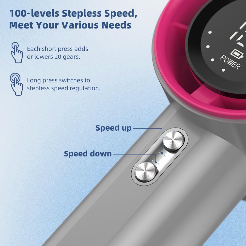 Handheld USB Mini Fan High-Speed Turbine 100-Speed Portable Fan for Southeast Asia