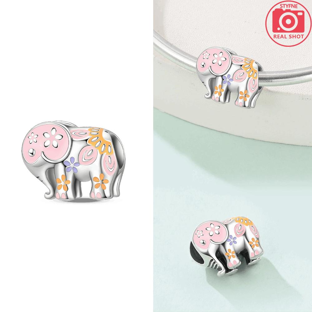 Exquisite Brown Pufferfish Flowers Cat Animal Dog Copper Original Charms Beads Fit Bracelet Women Jewelry Diy Gift Accessory