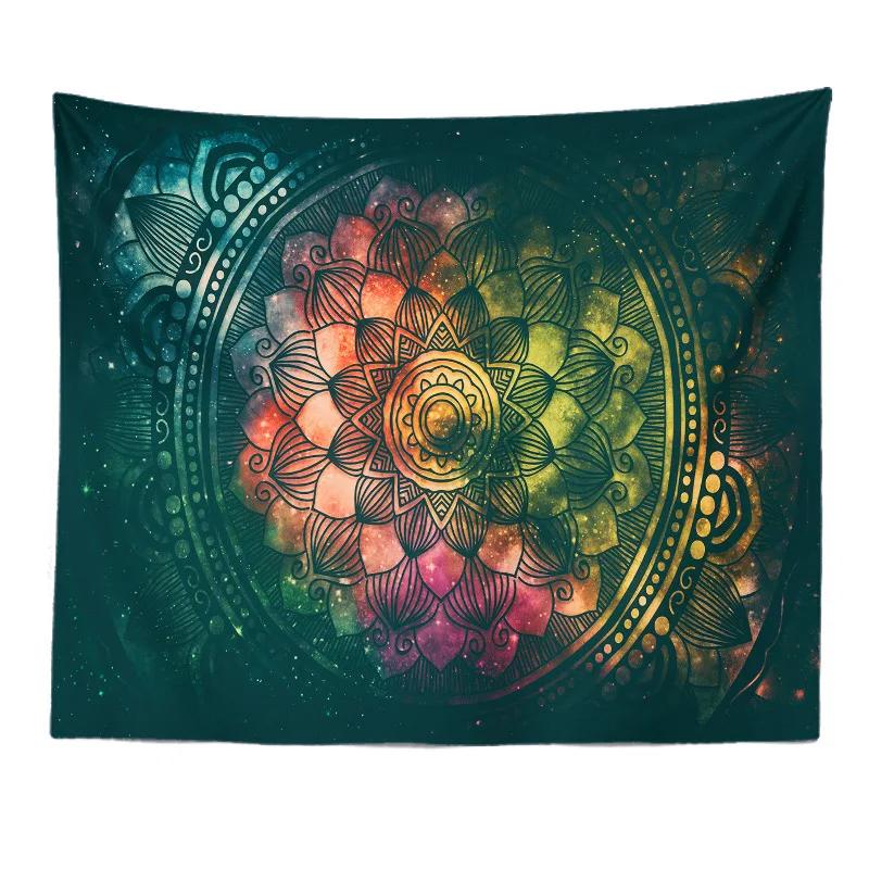Home Decor Mandala Tapestry Boho Ethnic Bedside Scene Background Cloth Hanging Beach Towel