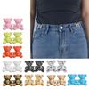 Cute Bear Button for Jeans Bear Clip for Pants Jean Buttons Pins for Loose Jeans No Sew and Adjustable Waist Buckles