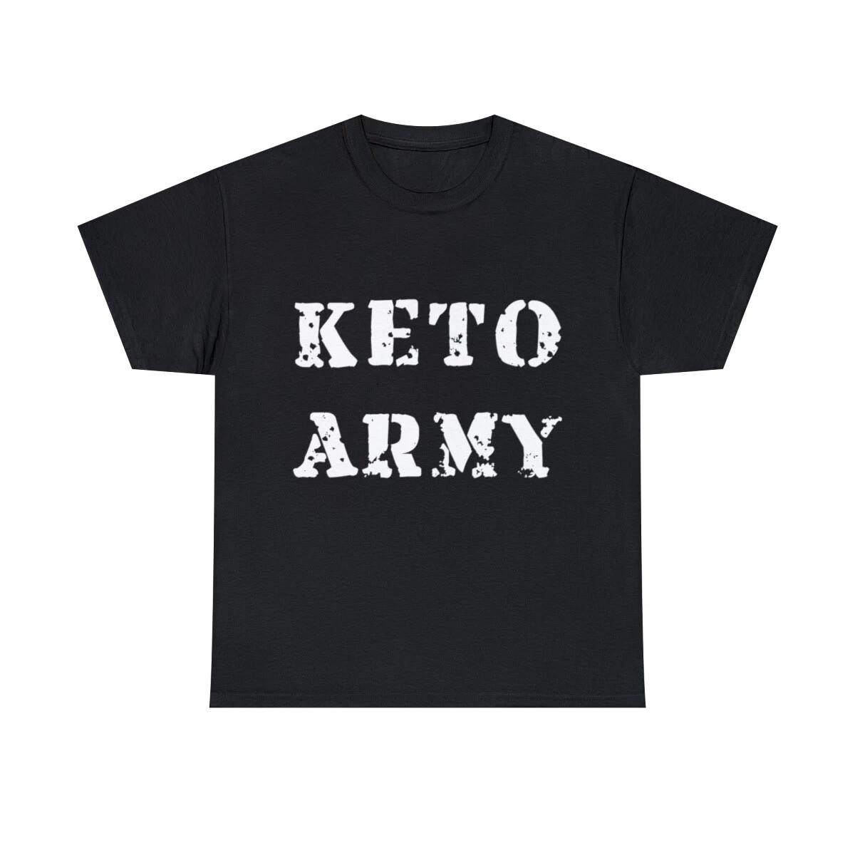 Keto Army Graphic Tee Shirt, S-5XL L