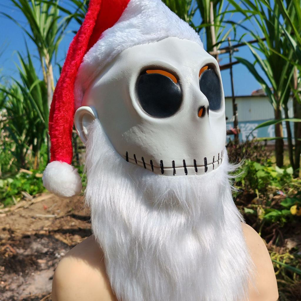 The Nightmare Before Christmas Doll Mask cos Movie-themed props and costumes Latex party role-playing props