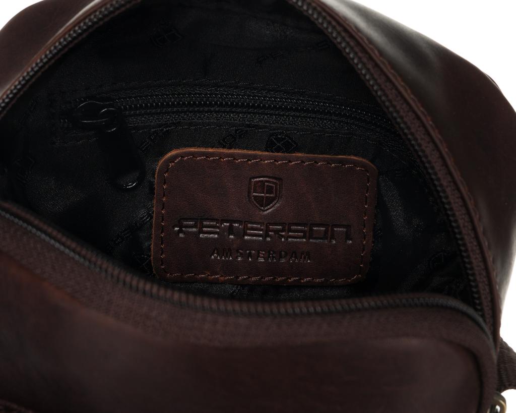 PTN M23E-OPU-6767 Brown Leather Bag