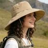 Women's Bucket Hat Summer Visor Cap Fasionable Style Fisherman's Hat Wearing Breathable Sunshade Travel For Outdoor