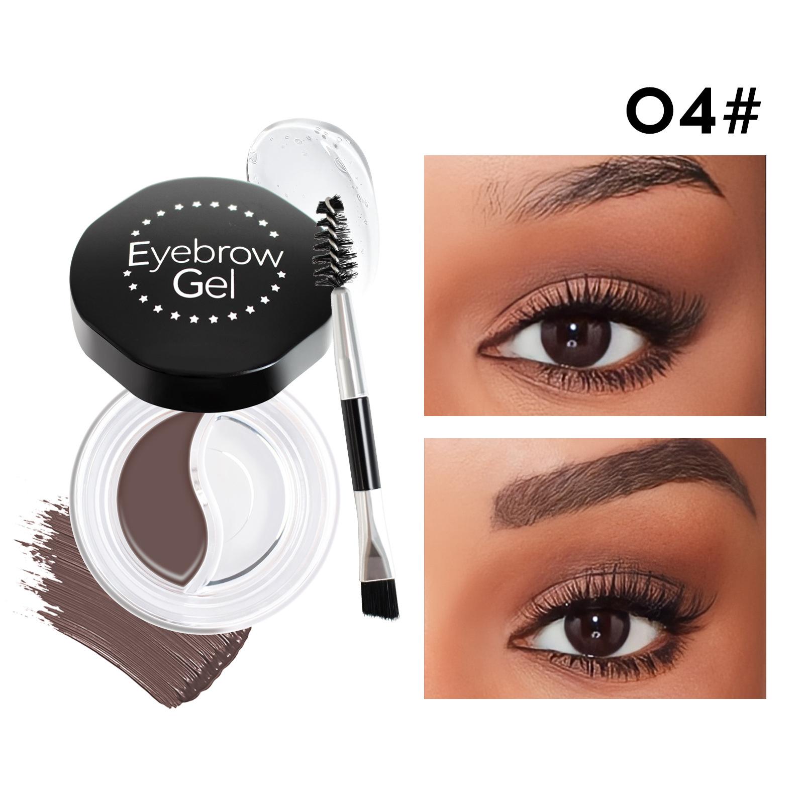 

Крем для бровей, цветная гладкая помада для бровей, гель-лак для бровей, стойкая водостойкая подводка для глаз, косметика для бровей с кисточкой для бровей