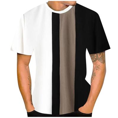Herren T-Shirt Kurzarm Bedruckt Sommer Rundhals Top Trend Lässige T-Shirts