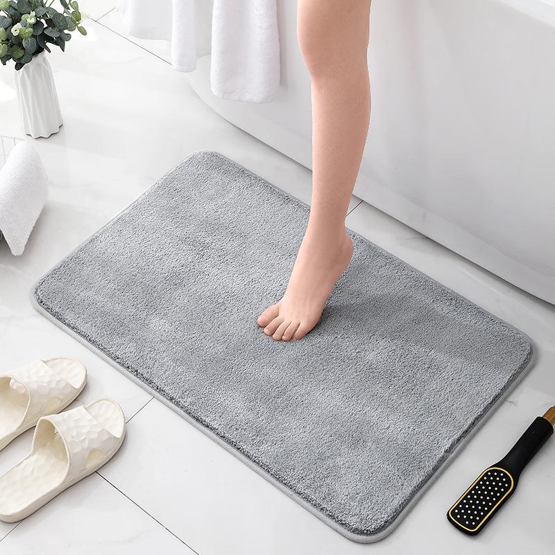 Quick-Dry Non-Slip Bathroom Entrance Mats - Absorbent Toilet & Restroom Floor Carpets