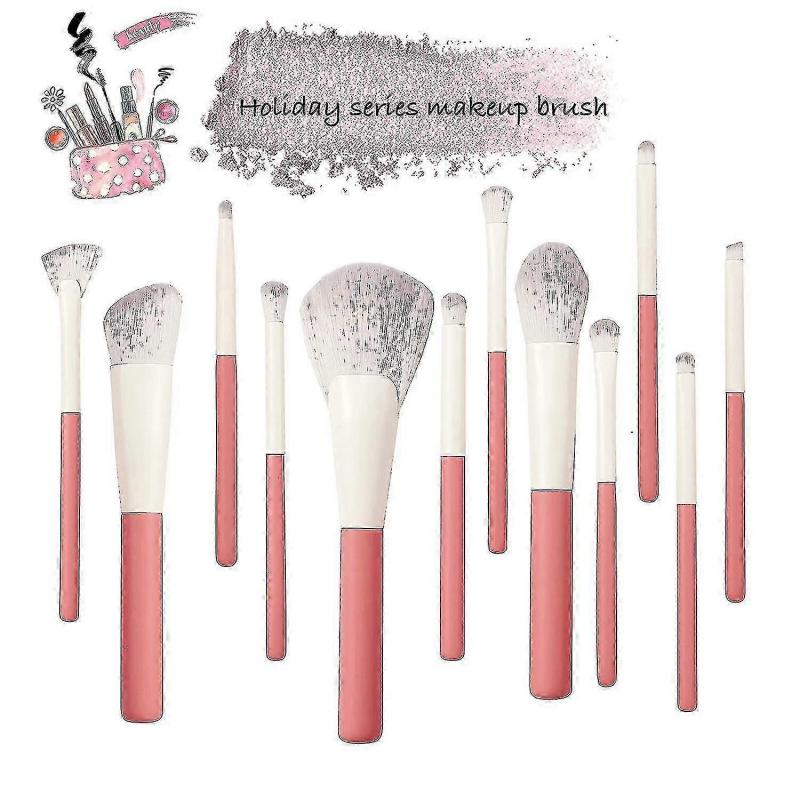 Makeup Brushes Premium Foundation Powder Concealers Eye Shadows 12 Pcs Makeup Brush Set