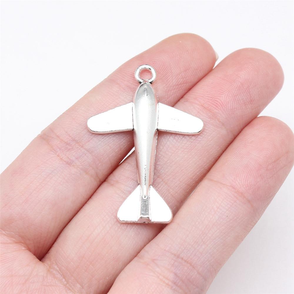 Charms Airplane Ship Pendants Minimalist Jewelry Components QC001