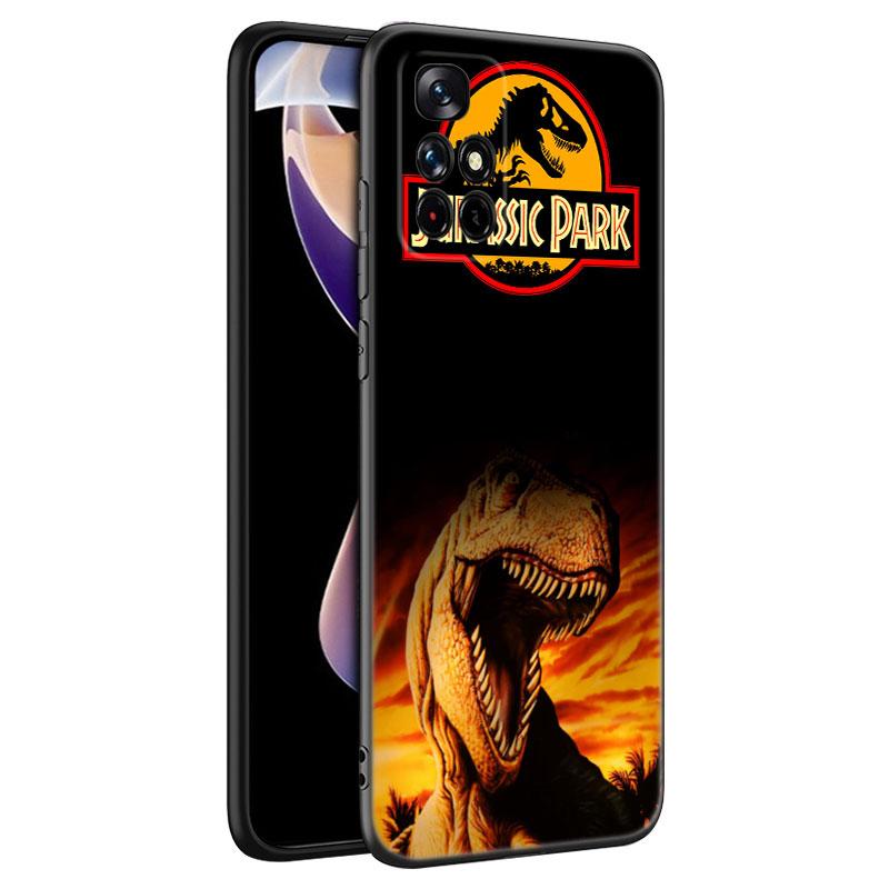 

World Jurassic Park черный силиконовый чехол для телефона Xiaomi Redmi Note 10 11 11S 12 13 4G 8 9 11T Pro 5G Plus 8T 9S 10S 12S Redmi Note 10 4G
