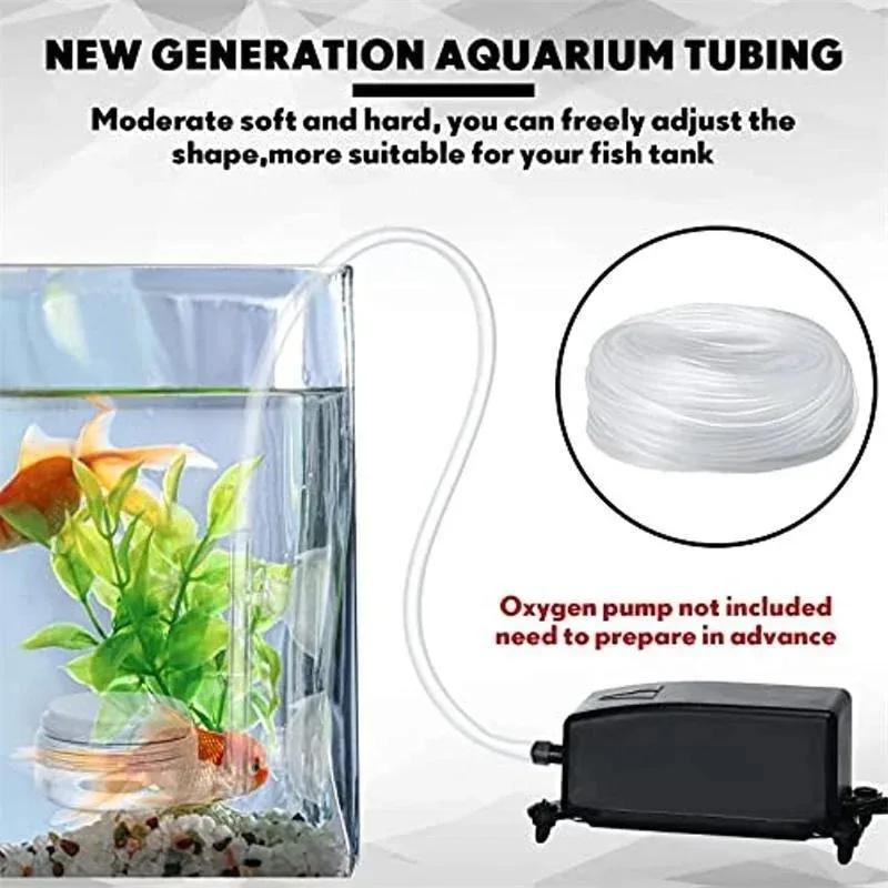 Air Pump Aquarium Accessories Hose Fish Tanks Accessories 1m/3m/5m 4*6mm Dedicated PVC Supplies Aquariums Aquatic Pet Products