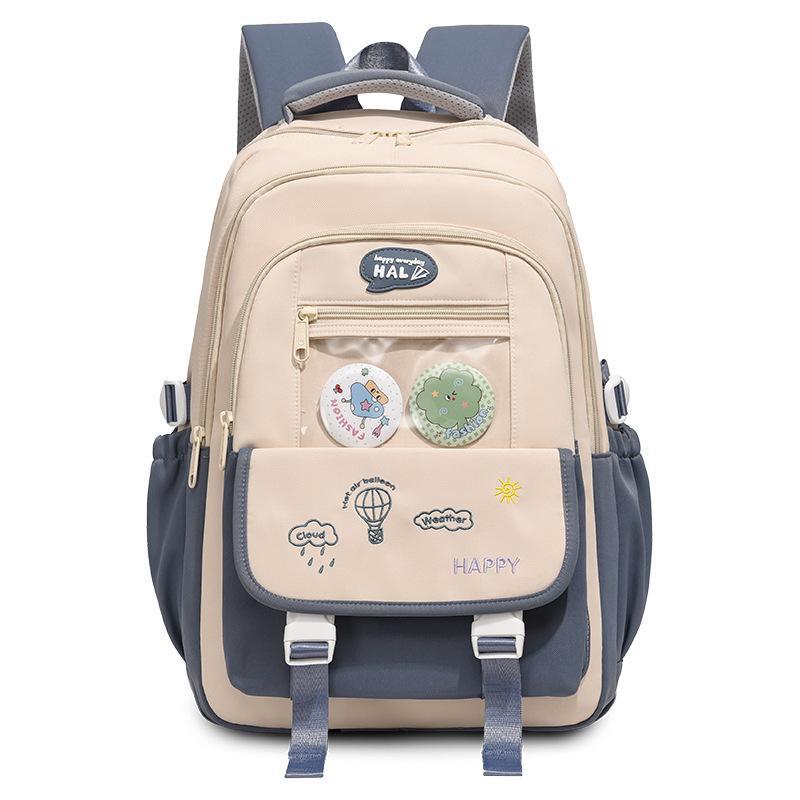 Backpack Korean version of college style light and fresh girl backpack campus class outdoor travel student schoolbag