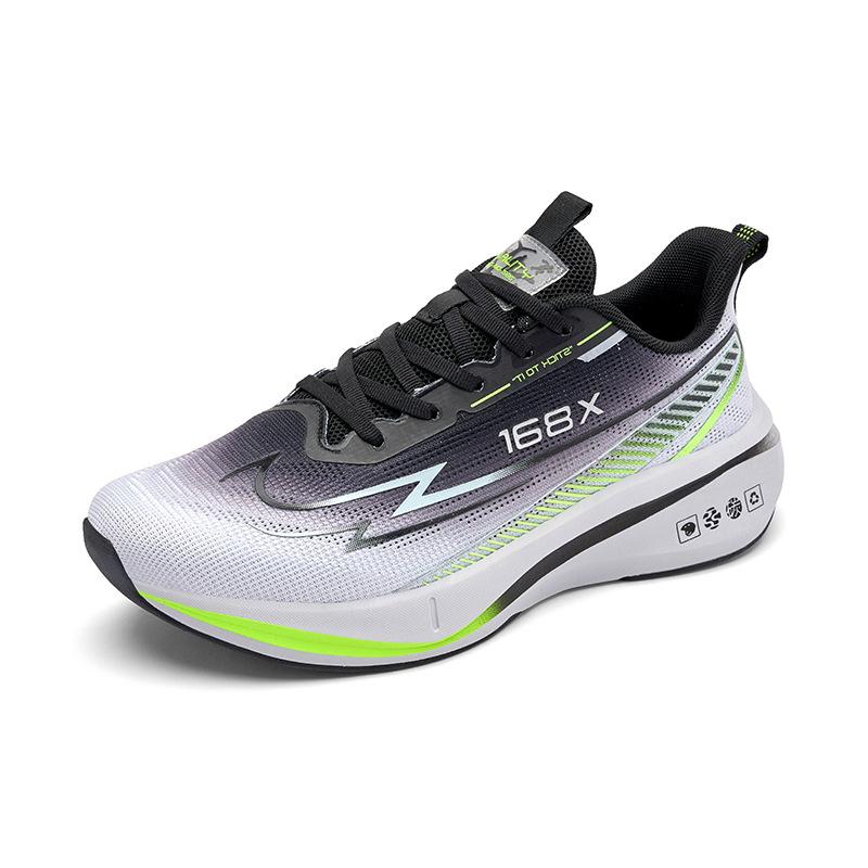 Men's and Women's 2025 Outdoor Carbon Board Running Light and Breathable Student Body Test Running Shoes Large Size Marathon Running Shoes