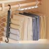 New Stainl Steel Multi-layer Pull-out Exble Pants Ra Clothes Hanger Hook Storage Organizer by Xuan Zhuo Jing
