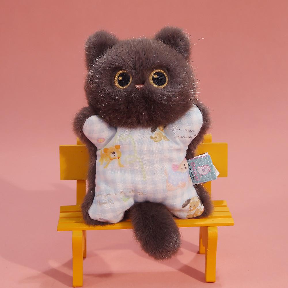 Plush Cat Plushie With Soft Polyester Fiber For Kids And Gift Giving