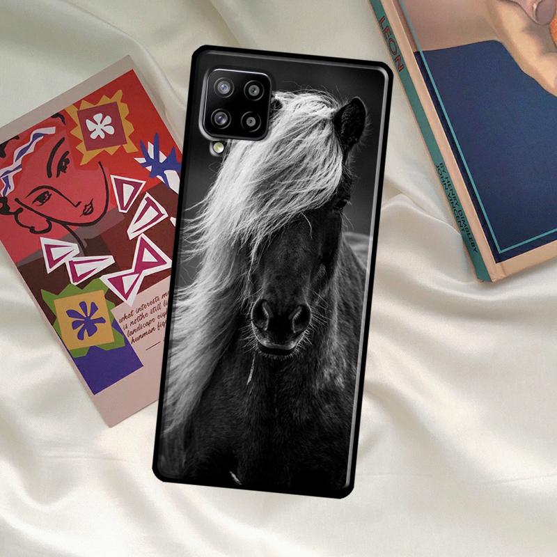 Domineering Cool Horse Case For Samsung Galaxy A06 A16 A56 A36 A26 A54 A34 A14 A52 A32 A12 A13 A33 A53 A15 A35 A55