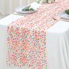 Rainbow Dots Tulle Mesh Table Runner Birthday Party Decoration Kids Table Decor Wedding Birthday Baby Shower Party Supplies