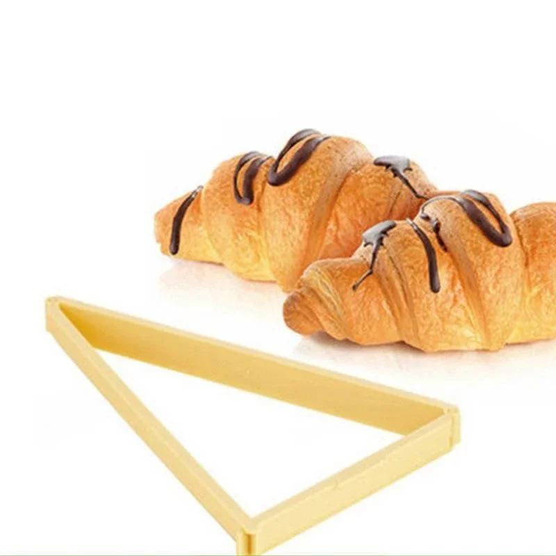 1pc Croissant Mold Bread Cutter Molds Sheep Horn Making Tool Roll Croissant Maker Baking Pastry Tool Kitchen Gadget Baking Tools