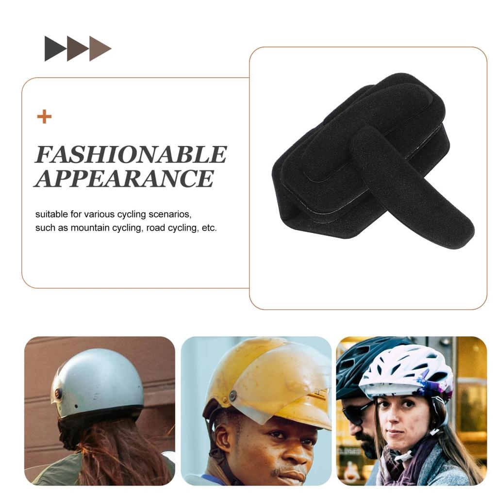 Ifundom 5 Pieces Lightweight Sponge Pad for Bike Helmet Shock